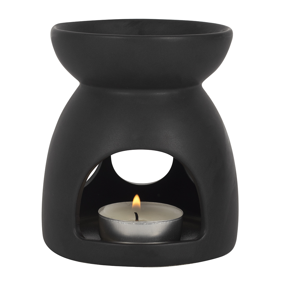 Black Triple Moon Cut Out Oil Burner1