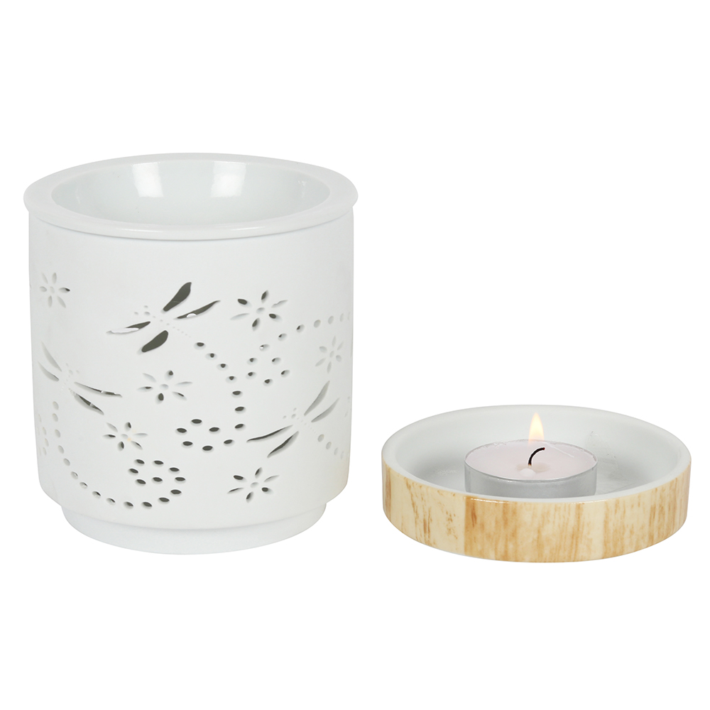 Dragonfly Matte Ceramic Oil Burner1