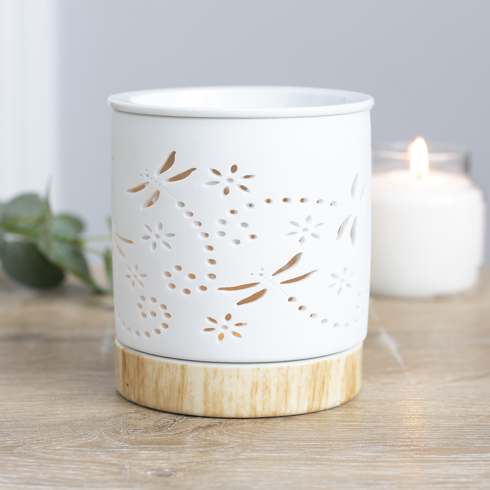 Dragonfly Matte Ceramic Oil Burner2