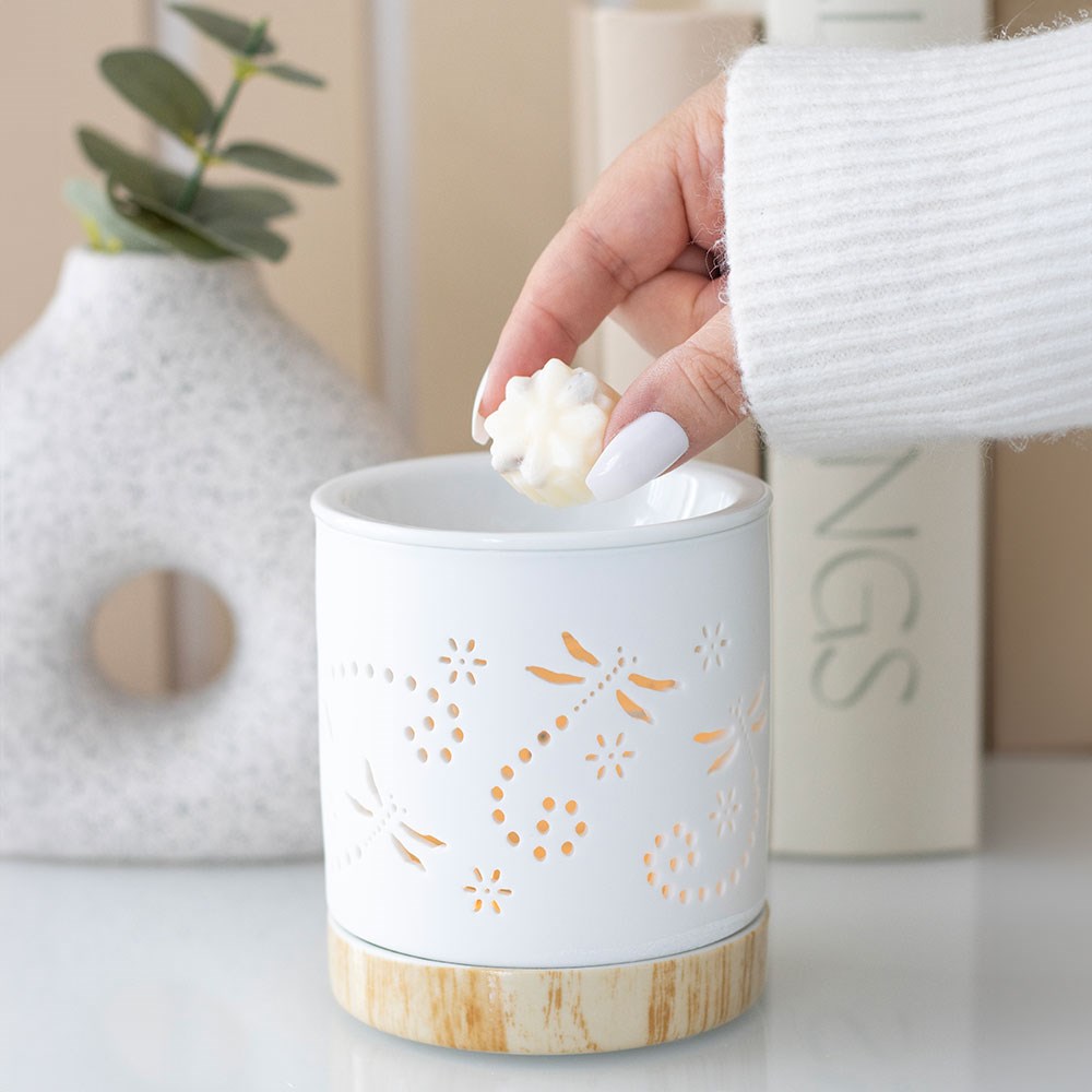 Dragonfly Matte Ceramic Oil Burner4