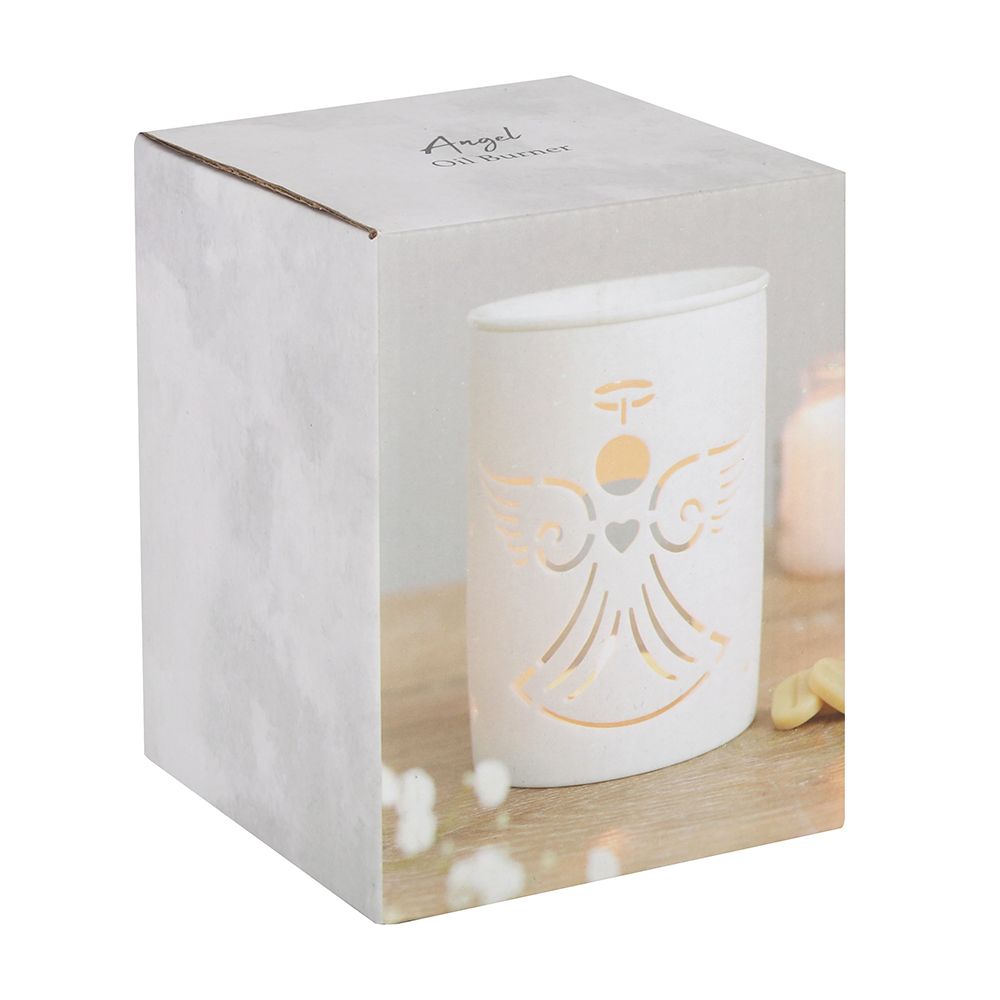 White Angel Cut Out Oil Burner2