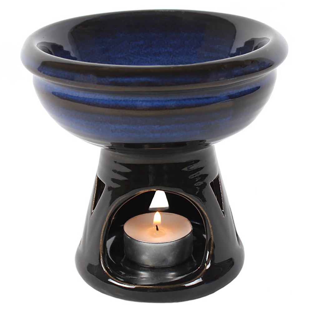 Blue Deep Bowl Oil Burner1
