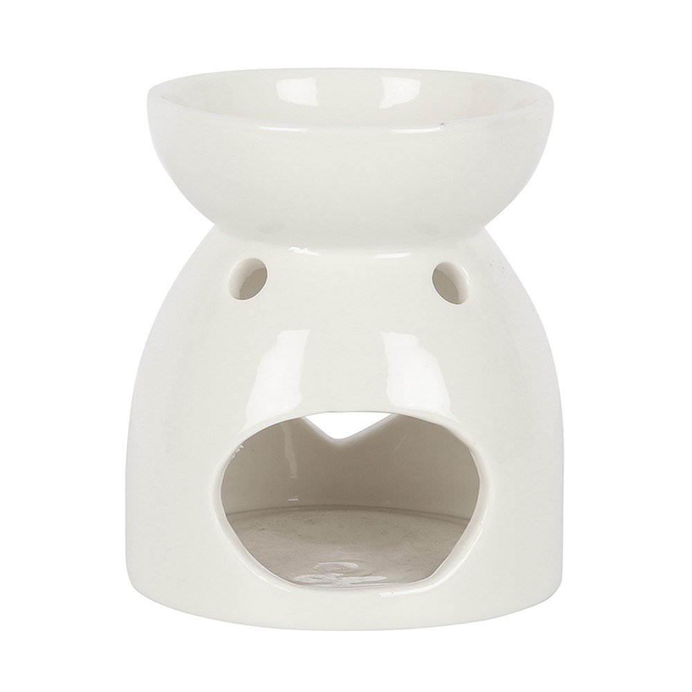White Heart Cut Out Oil Burner2