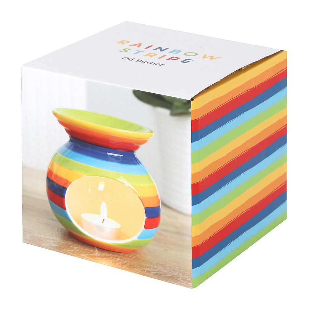 Rainbow Stripe Oil Burner2