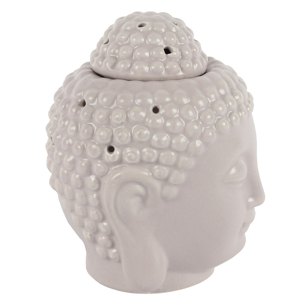 Small Grey Buddha Head Oil Burner2