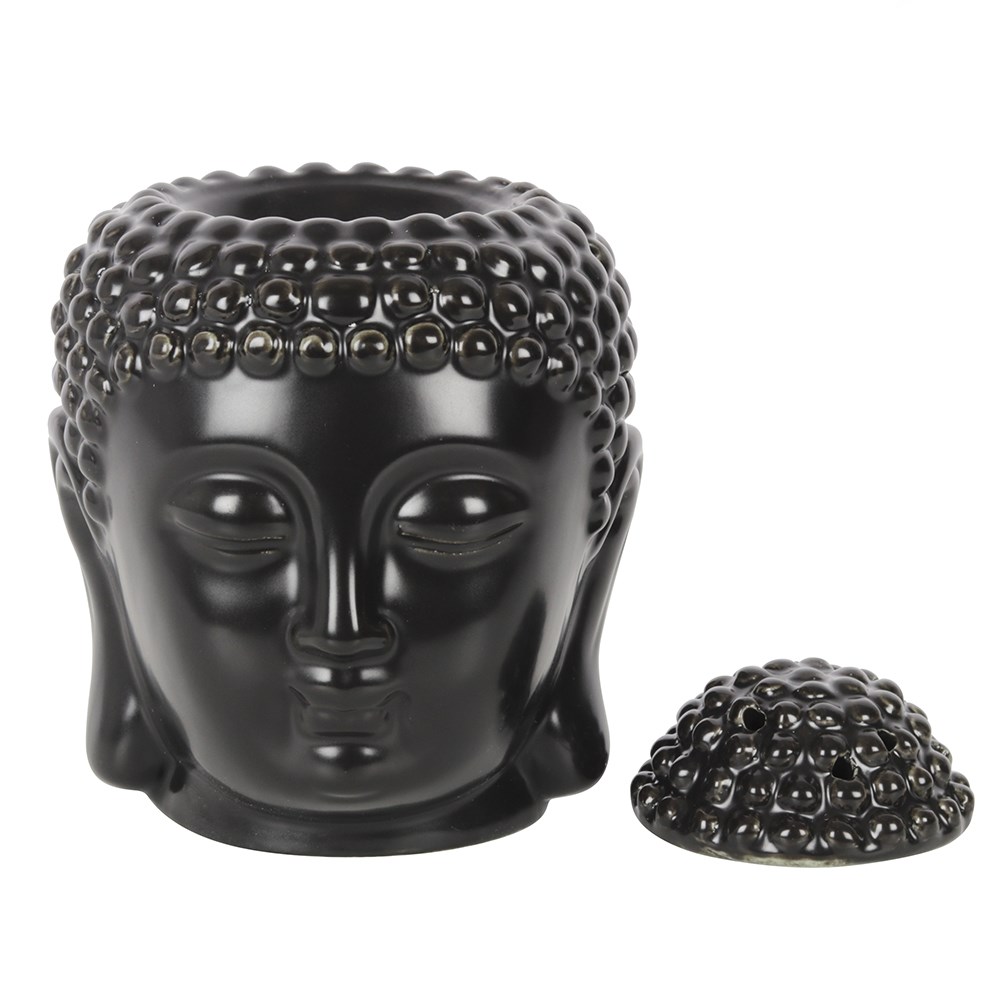 Black Buddha Head Oil Burner1