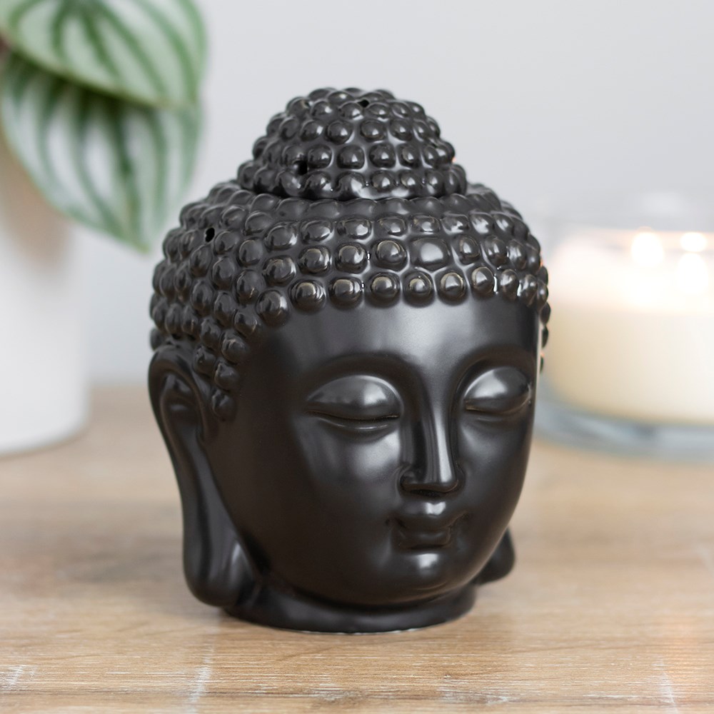 Black Buddha Head Oil Burner4