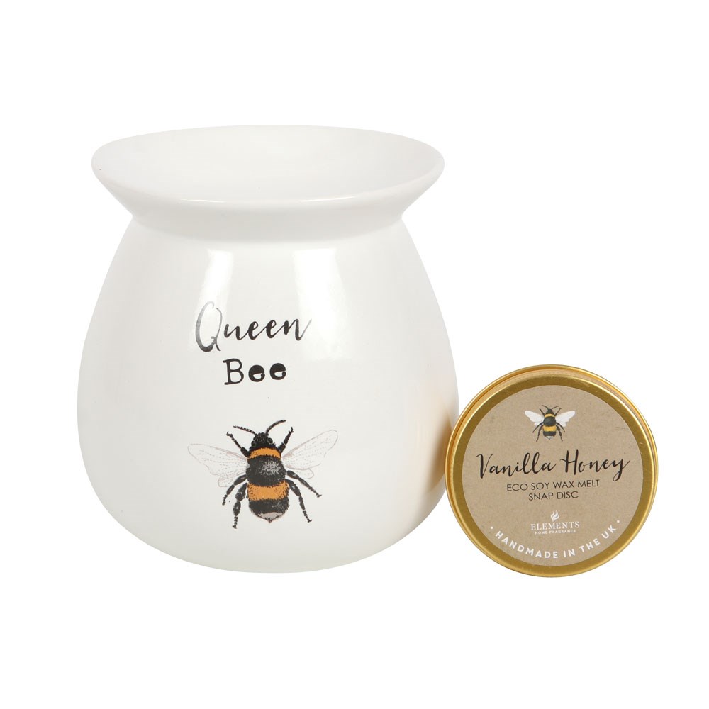 Queen Bee Wax Melt Burner Gift Set2