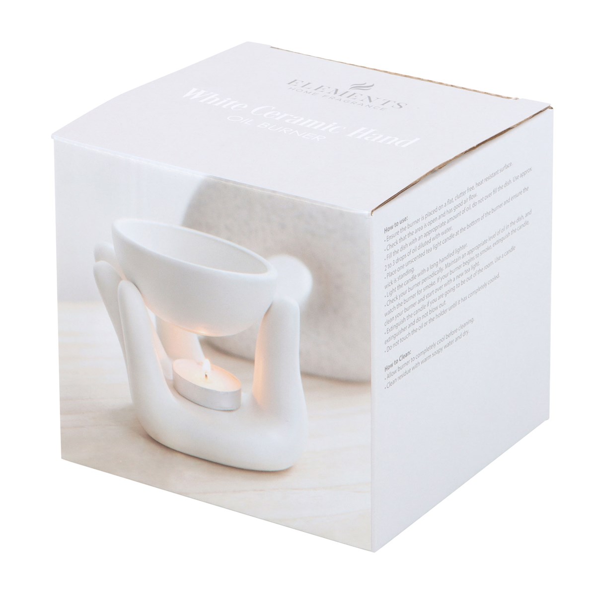 White Hand Ceramic Oil Burner4