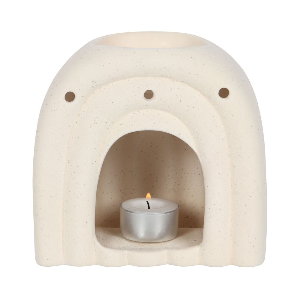 Cream Speckle Arch Oil Burner1