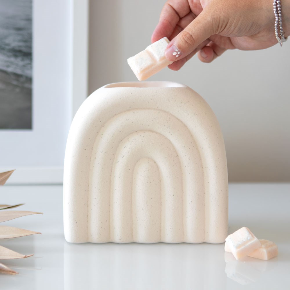 Cream Speckle Arch Oil Burner2