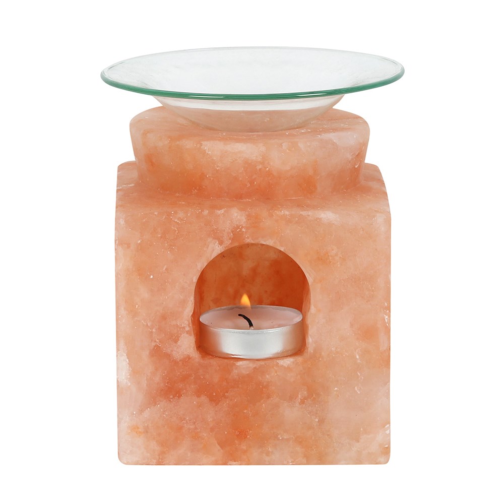 Cube Himalayan Salt Oil Burner1
