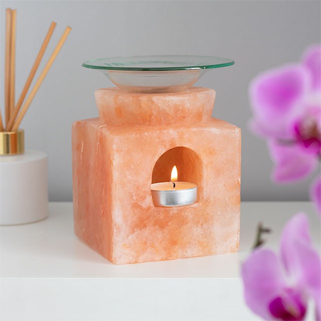 Cube Himalayan Salt Oil Burner2