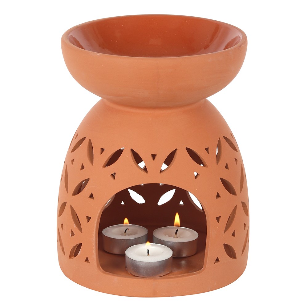 20cm Large Terracotta Oil Burner1