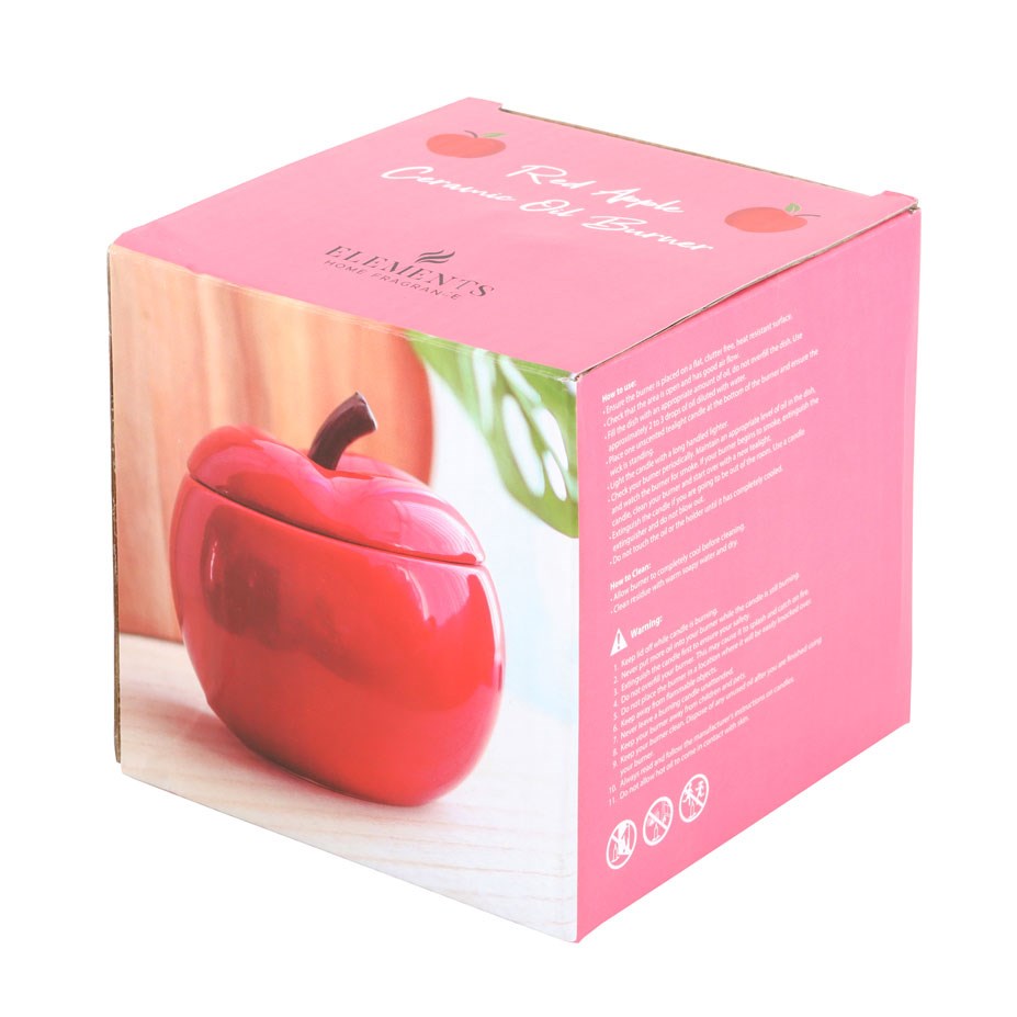 Red Apple Ceramic Oil Burner4