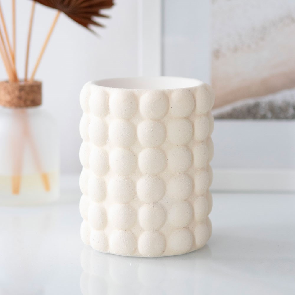 Cream Speckle Bubble Oil Burner3
