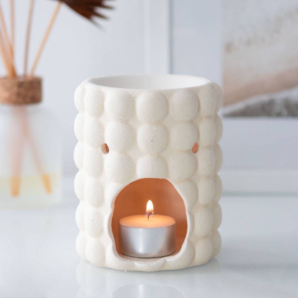 Cream Speckle Bubble Oil Burner4