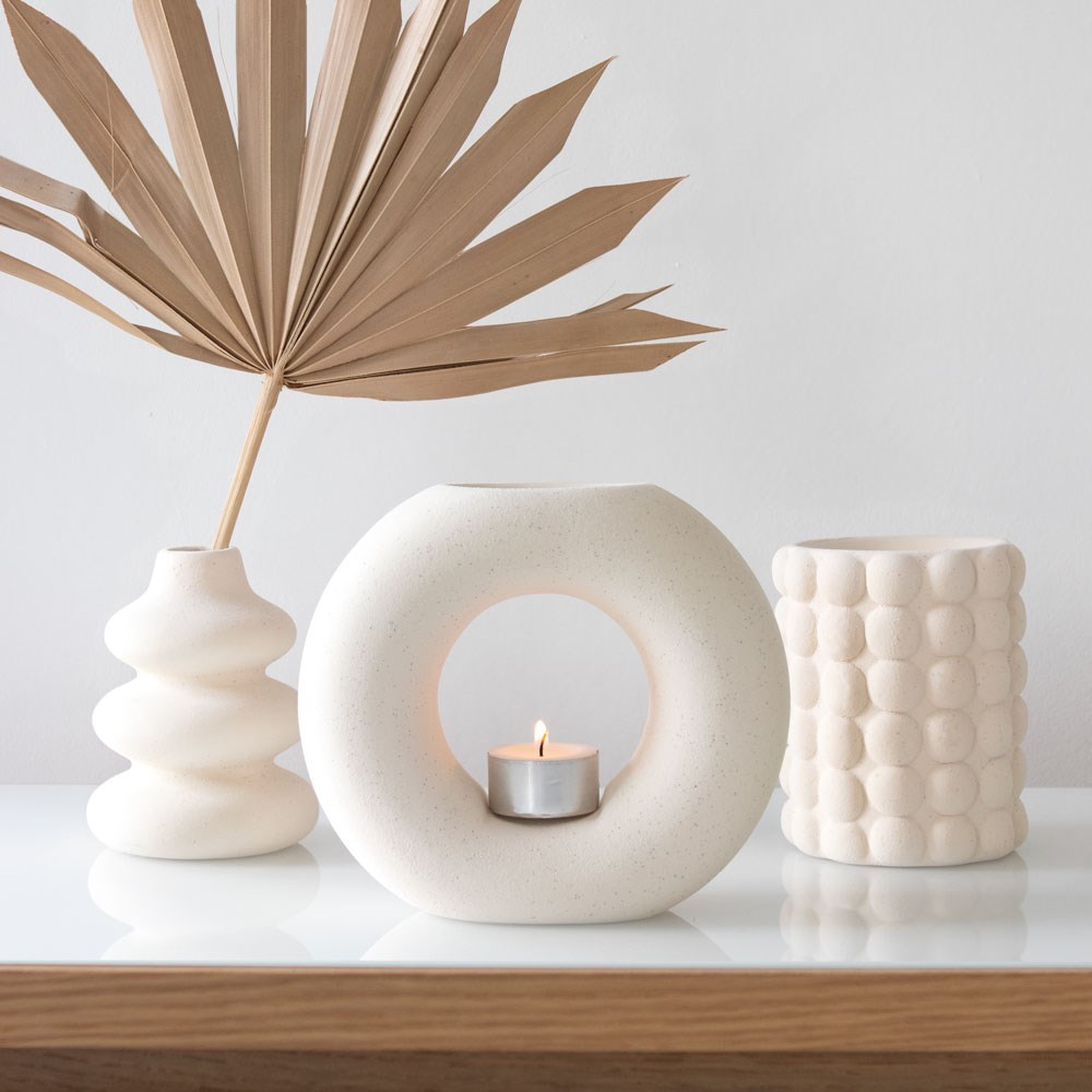 Cream Speckle Bubble Oil Burner5