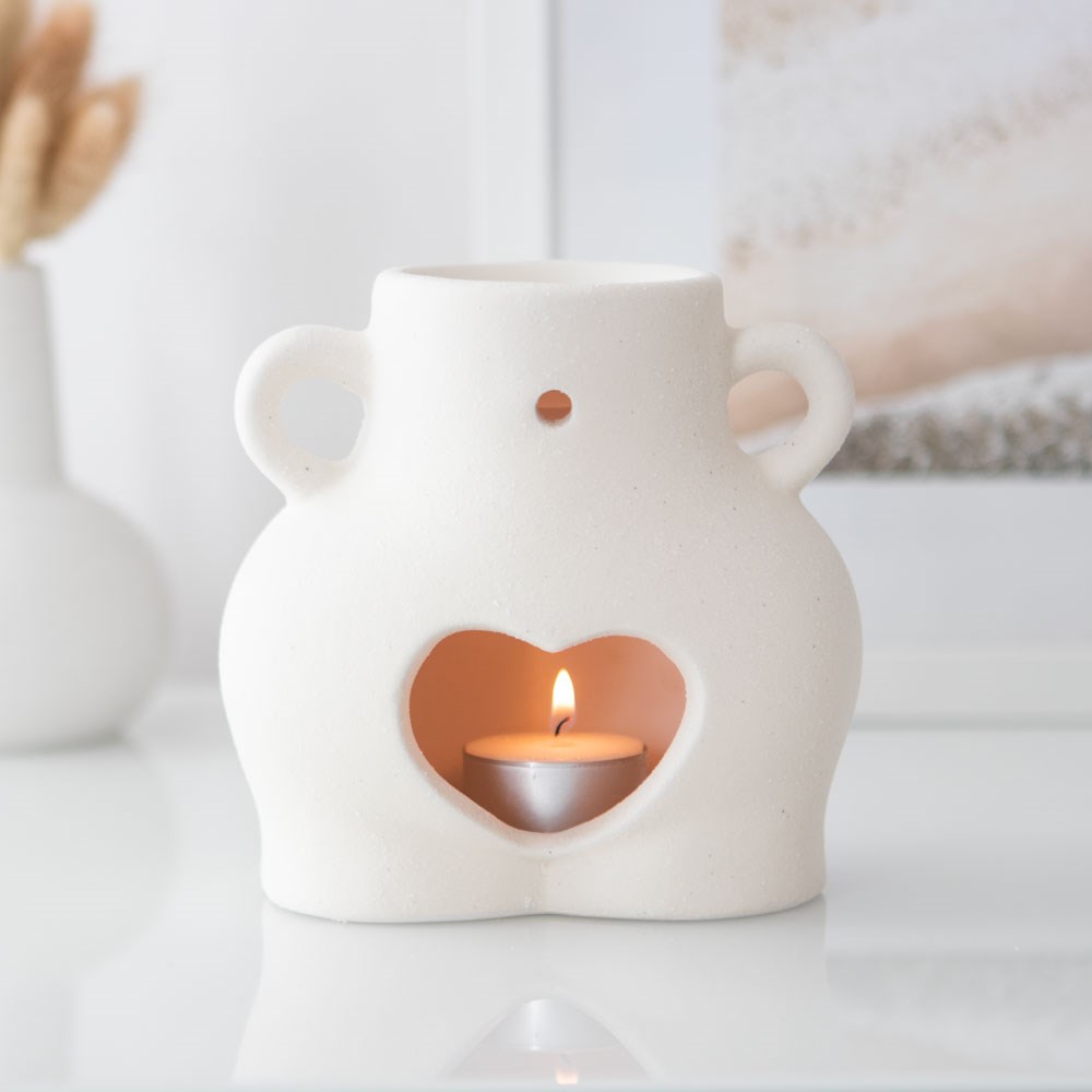 Cream Speckle Bum Oil Burner4