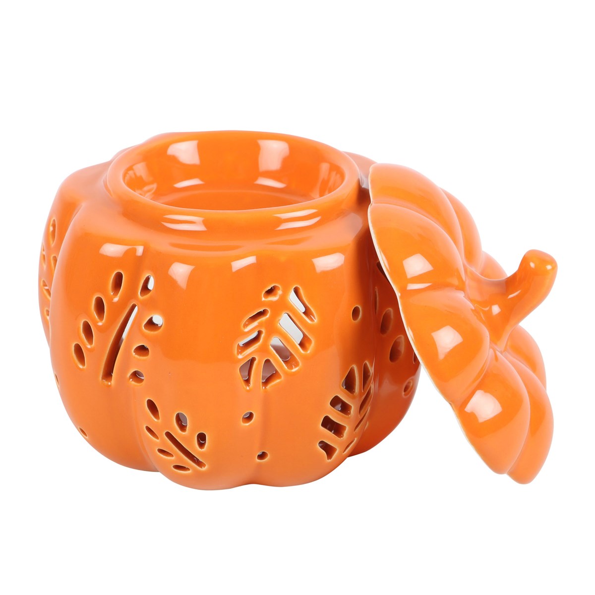 Orange Autumn Leaves Pumpkin Oil Burner1