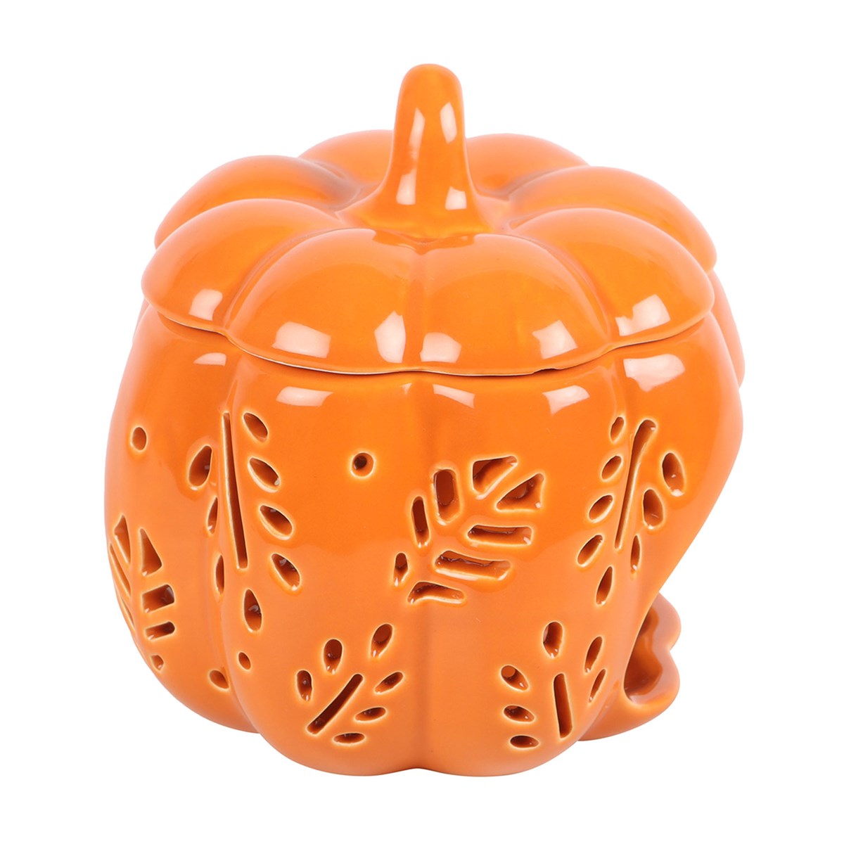Orange Autumn Leaves Pumpkin Oil Burner2