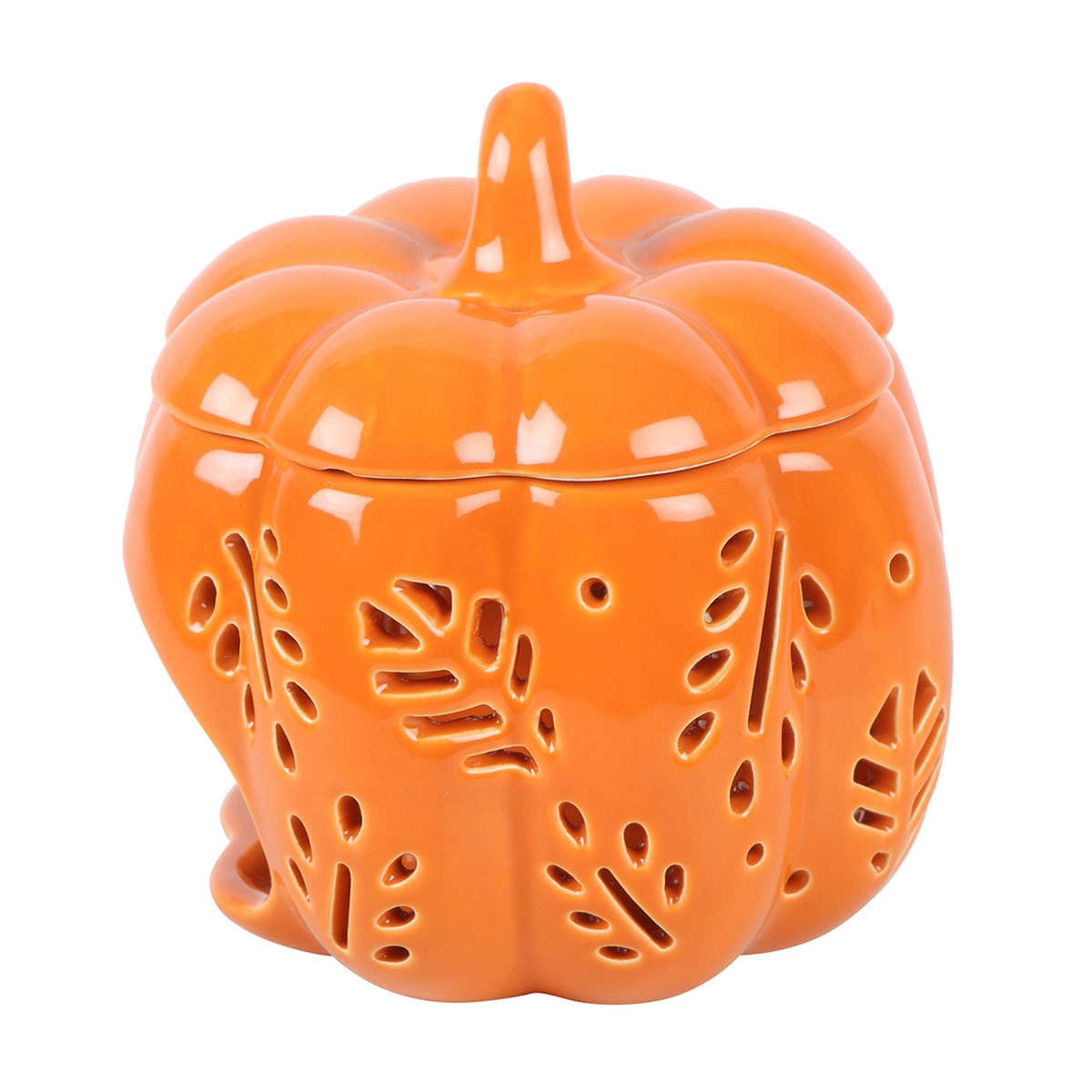 Orange Autumn Leaves Pumpkin Oil Burner4