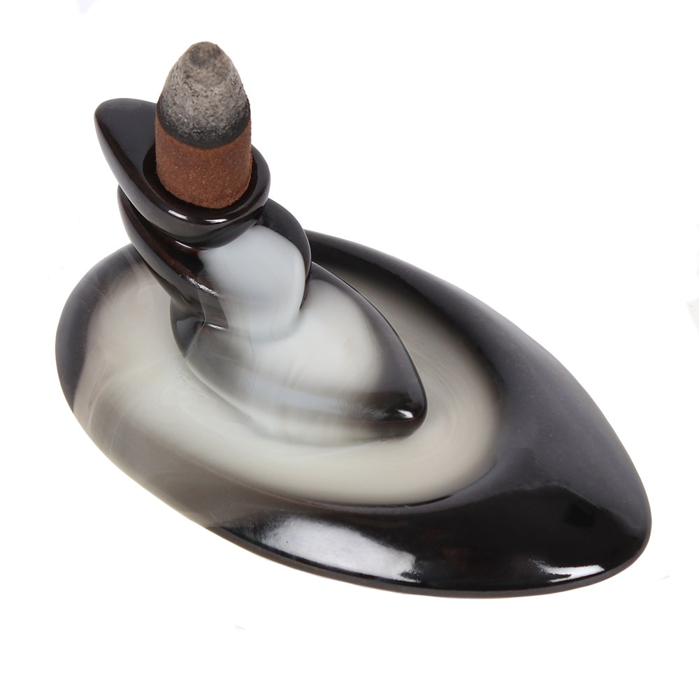 Small Pebbles Backflow Incense Burner1