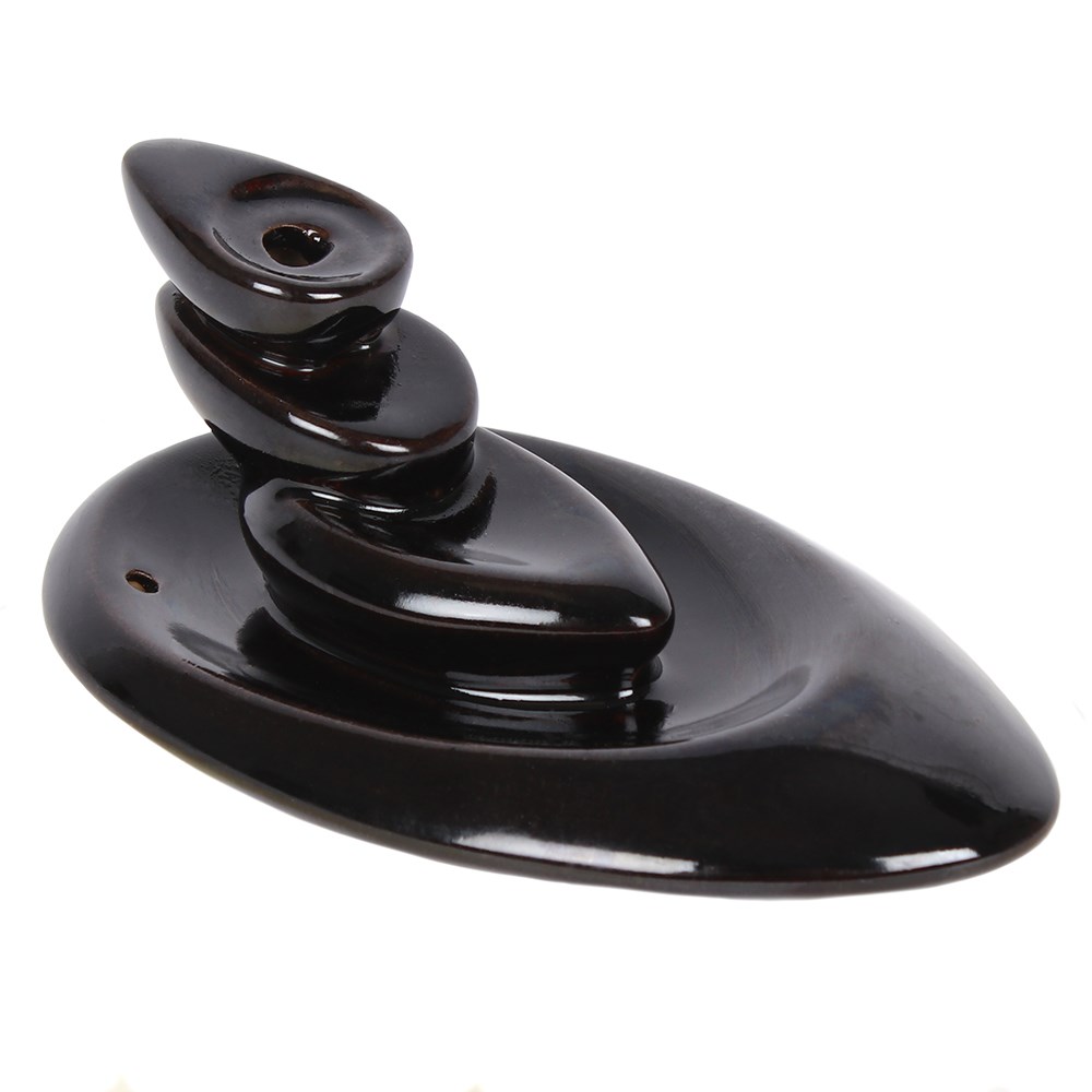 Small Pebbles Backflow Incense Burner2