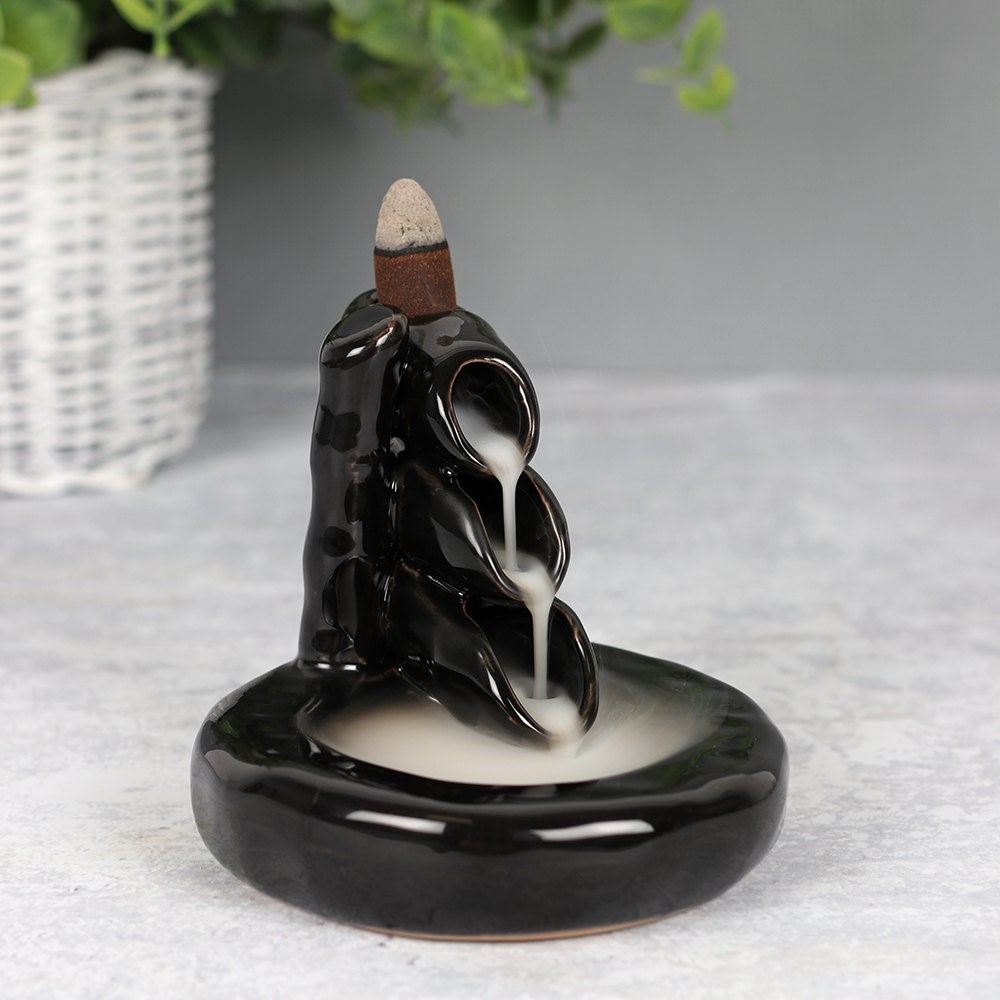Bamboo Waterfall Backflow Incense Burner3