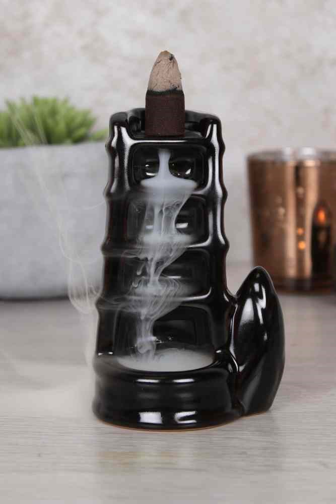 Split Bamboo Fountain Backflow Incense Burner4