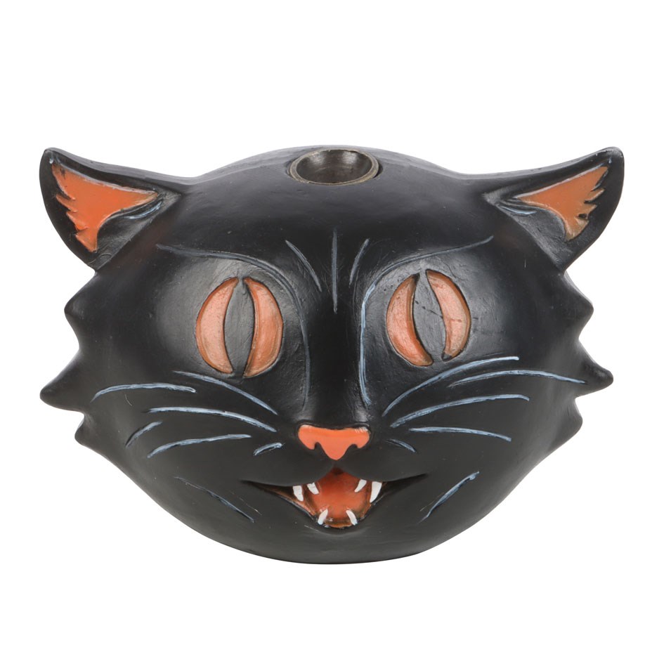 Black Cat Backflow Incense Burner1