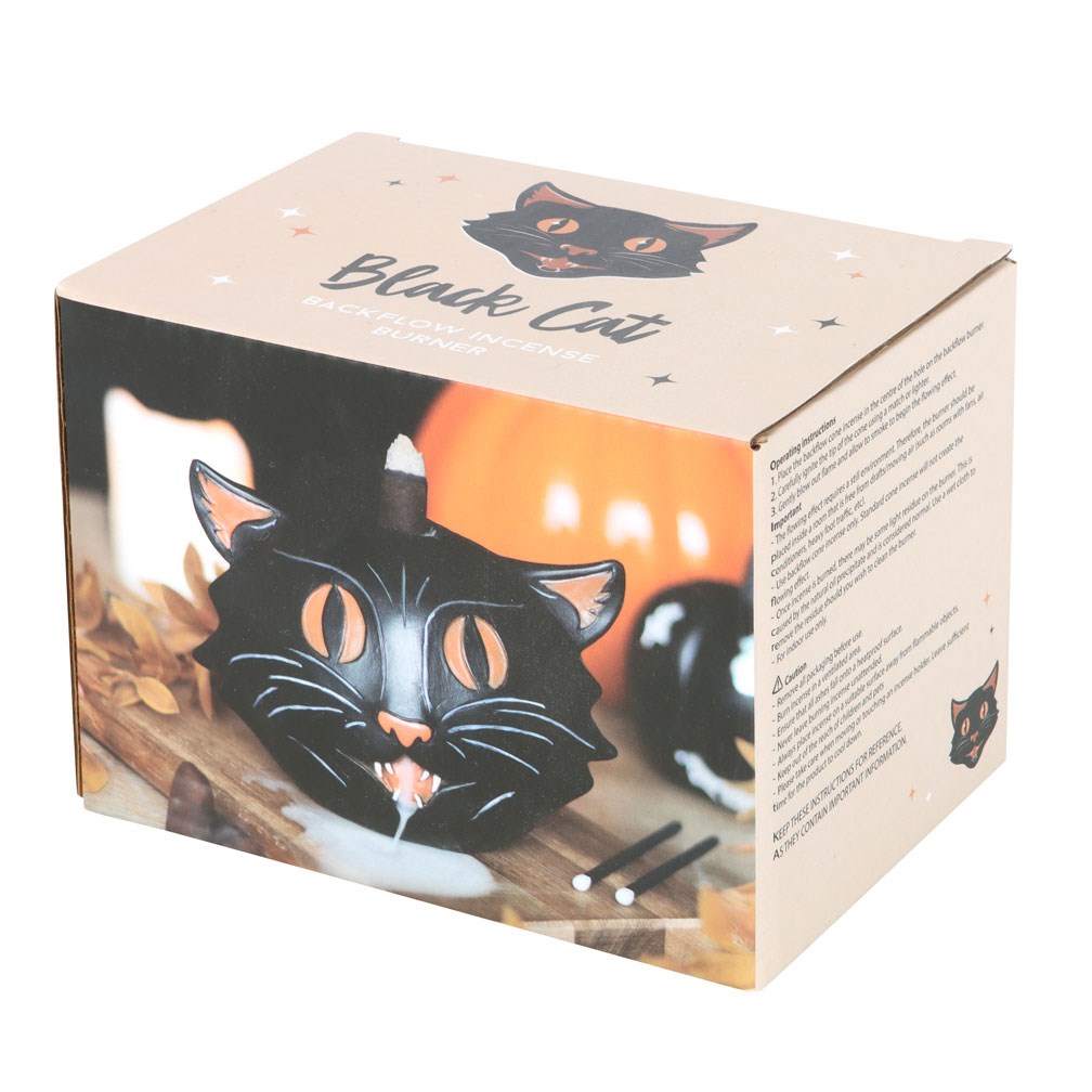 Black Cat Backflow Incense Burner4