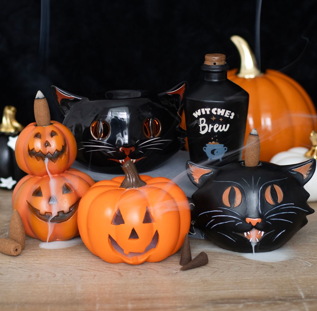 Black Cat Backflow Incense Burner6