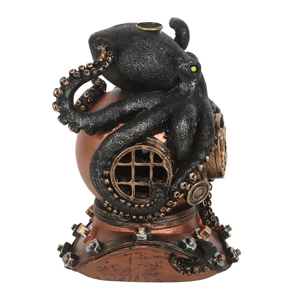 Kraken on Diver's Helmet Backflow Incense Burner4