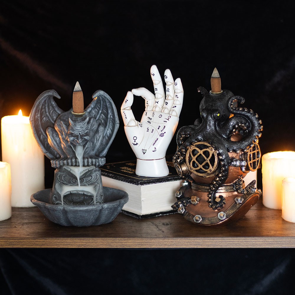 Kraken on Diver's Helmet Backflow Incense Burner6