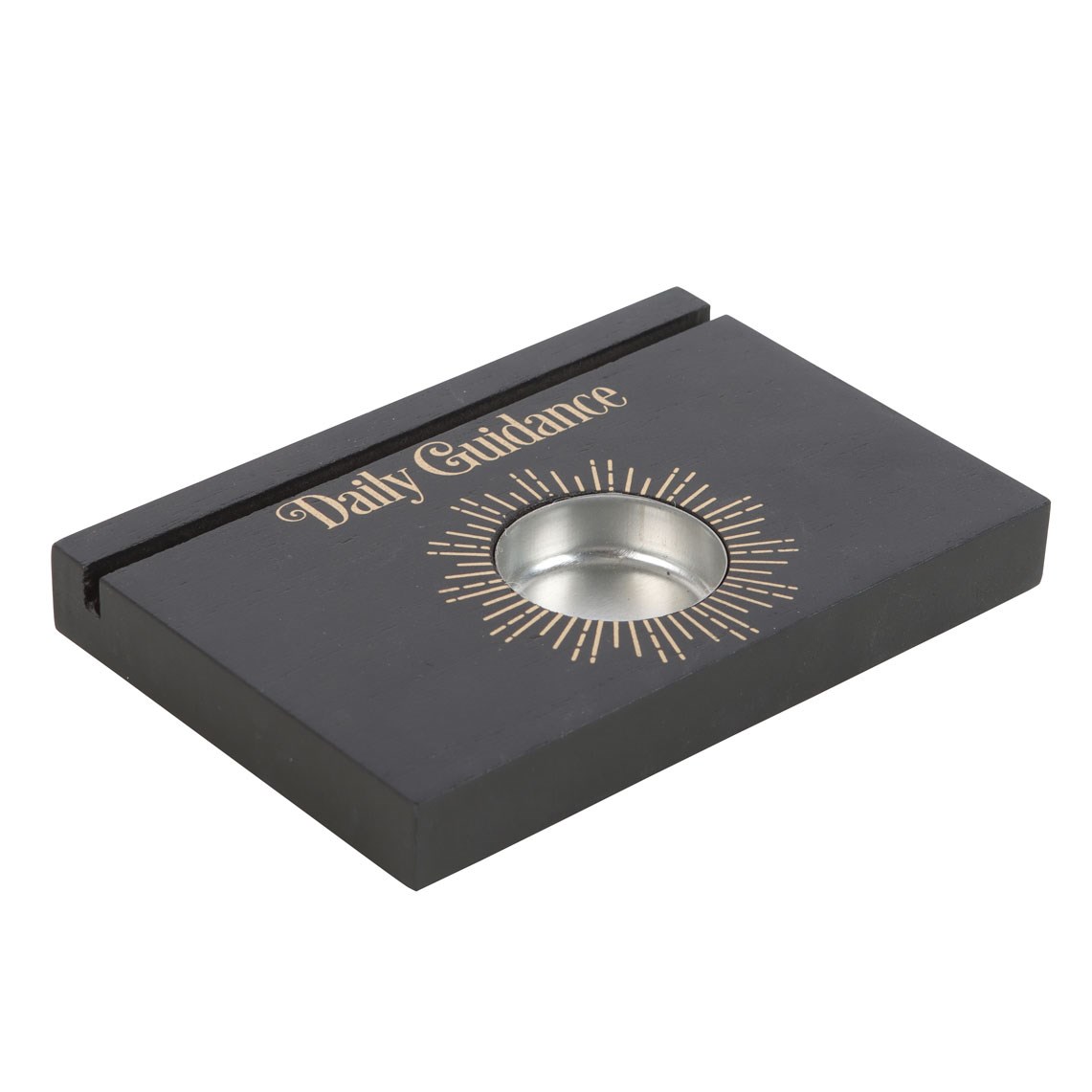 Black Daily Guidance Tarot Card Stand Tealight Holder2