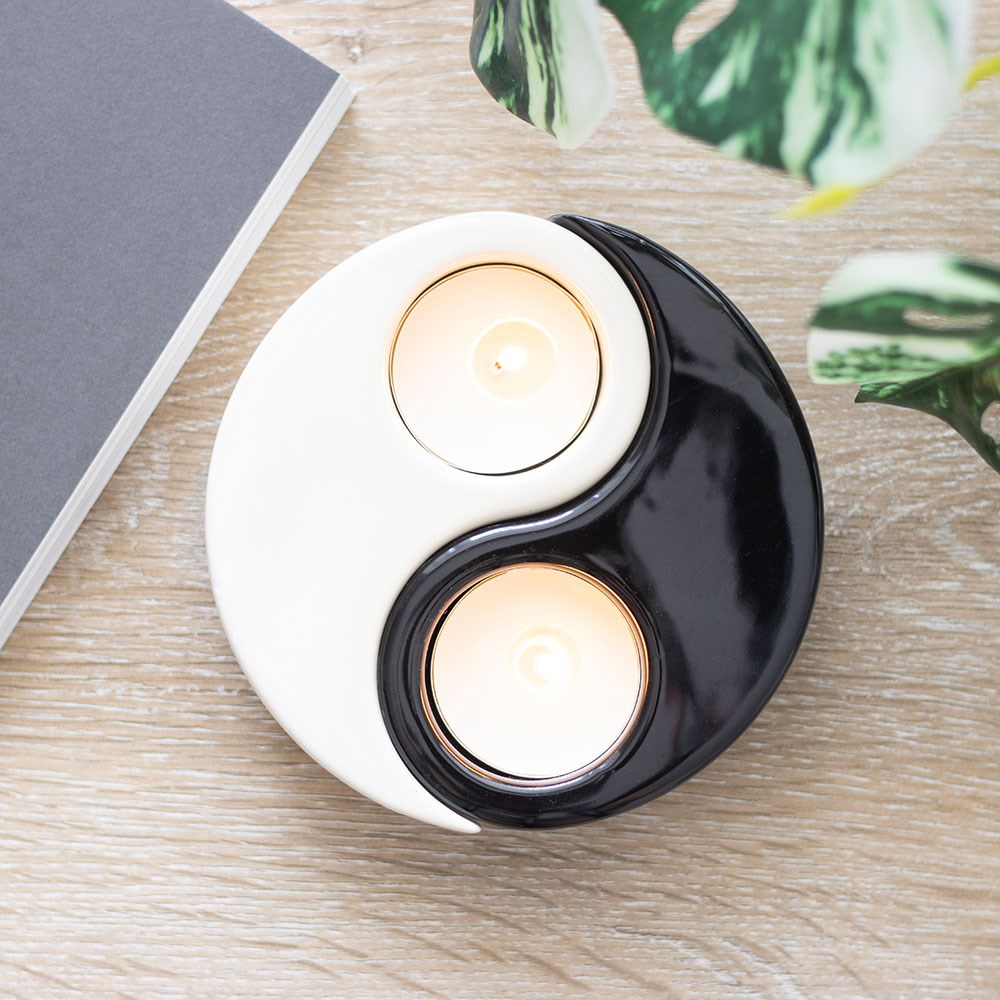 Yin Yang Tealight Candle Holder1