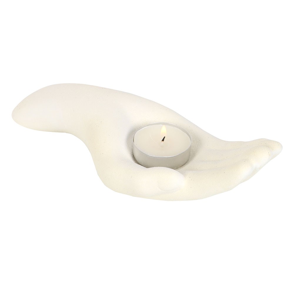 Open Hand Tealight Holder1