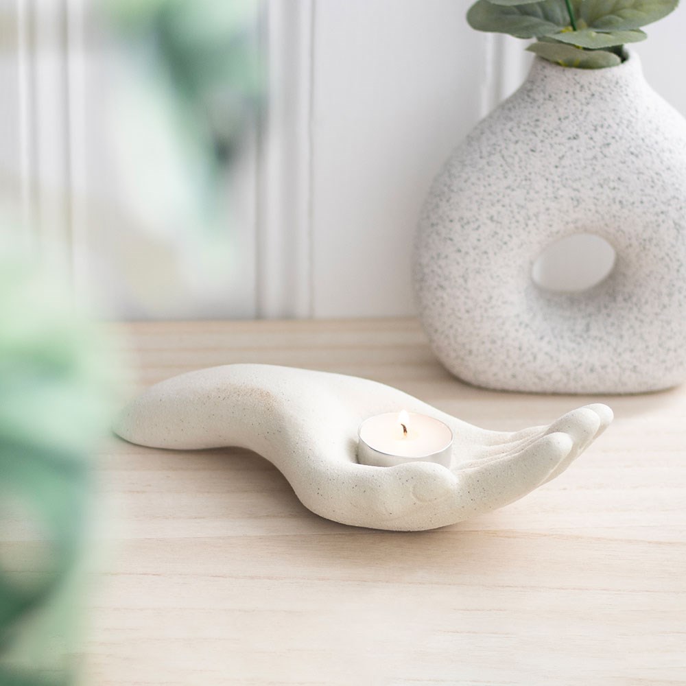 Open Hand Tealight Holder4