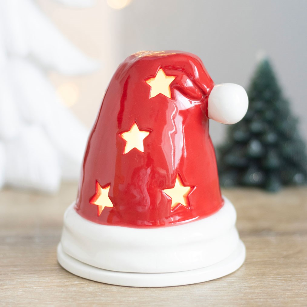 Santa Hat Incense Cone Burner and Tealight Holder4