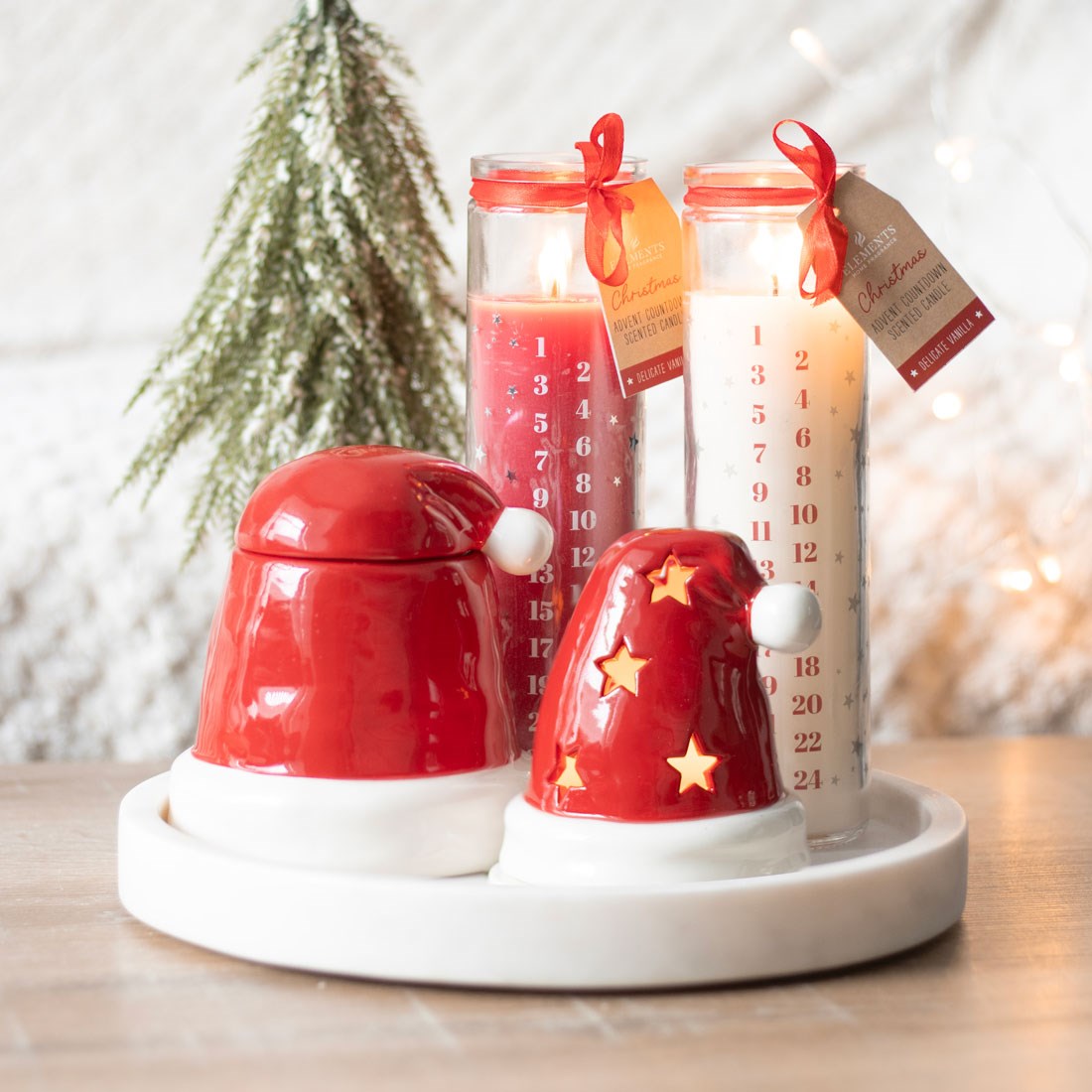 Santa Hat Incense Cone Burner and Tealight Holder6