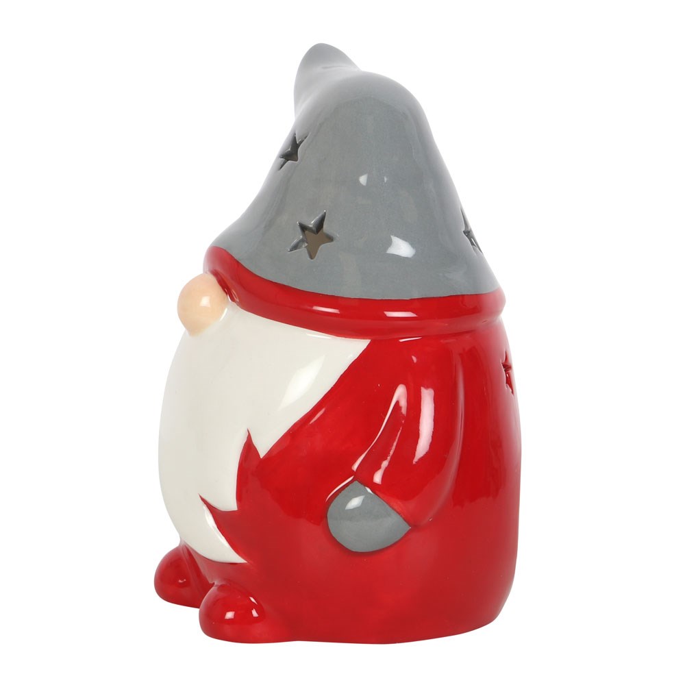 Red and Grey Gonk Tealight Holder1