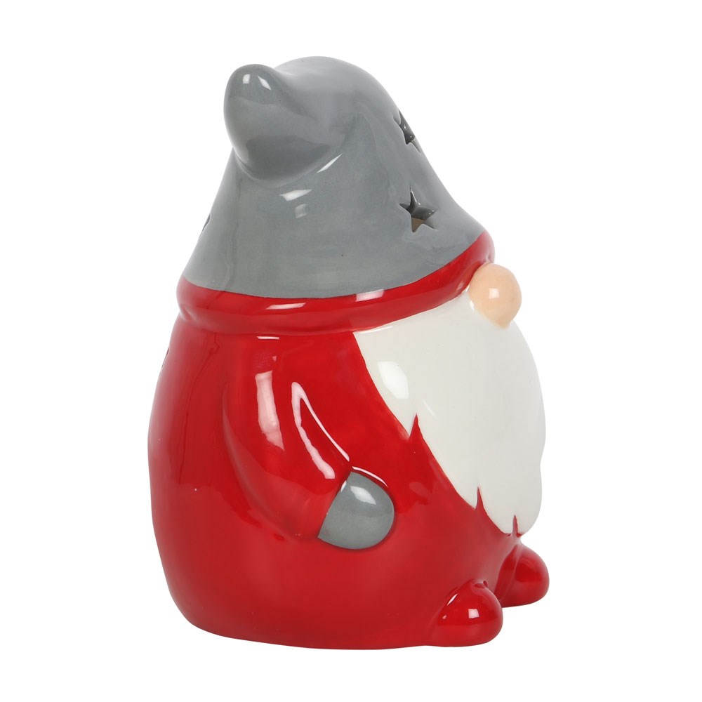 Red and Grey Gonk Tealight Holder2