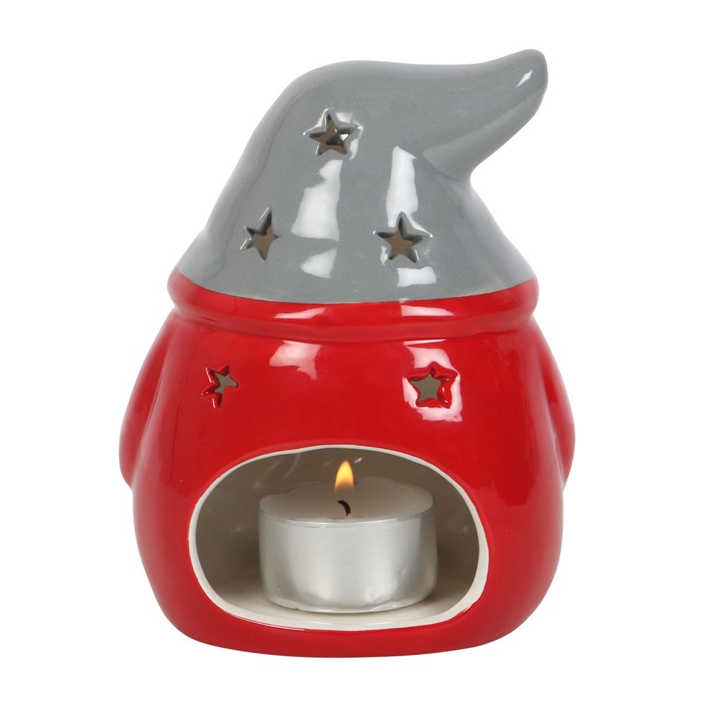 Red and Grey Gonk Tealight Holder3