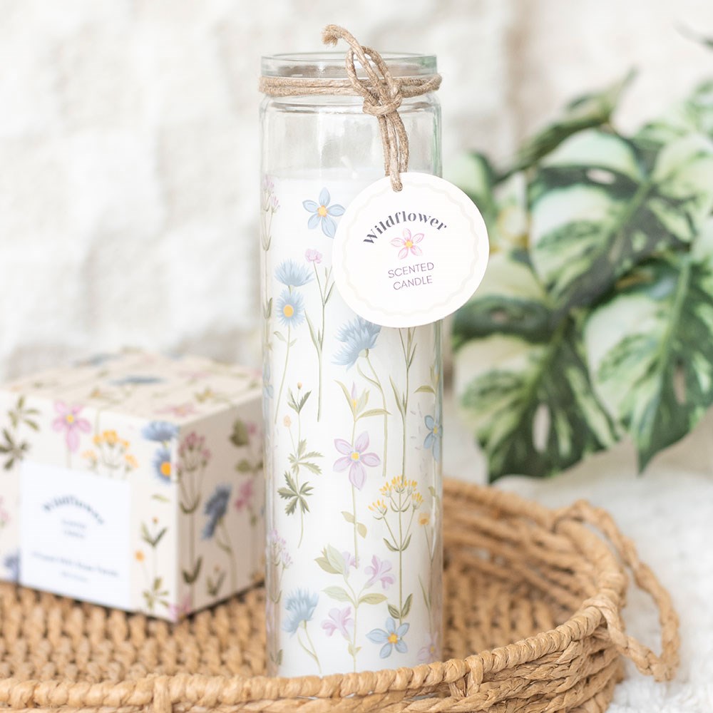 Floral Print Wildflower Tube Candle3