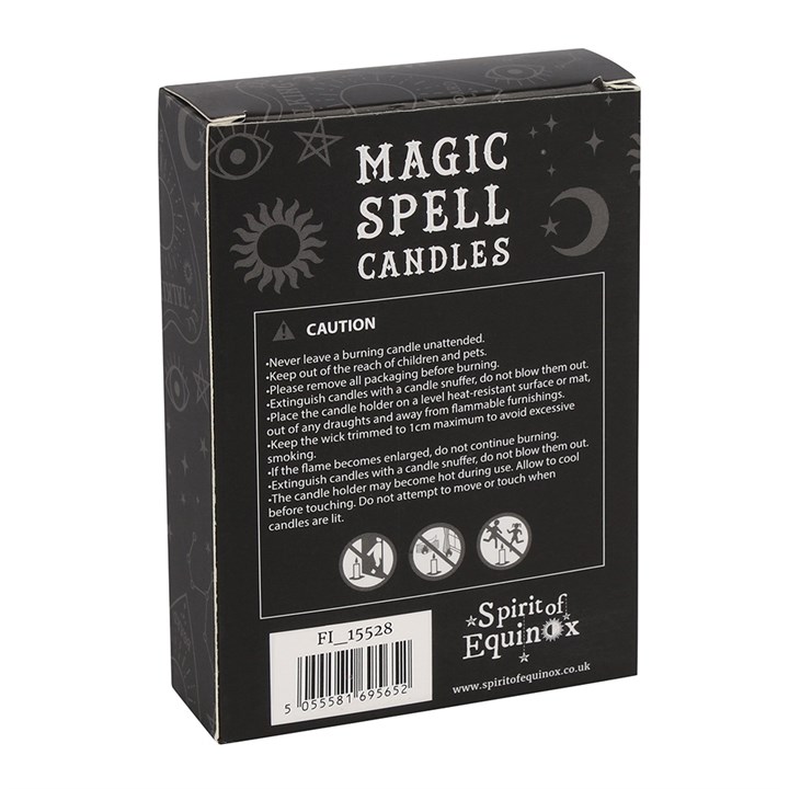 Set of 12 Yellow 'Success' Spell Candles1