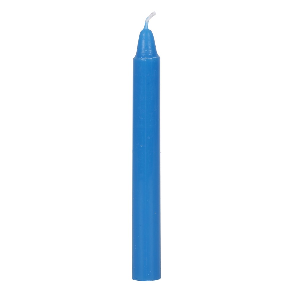Set of 12 Blue 'Wisdom' Spell Candles2