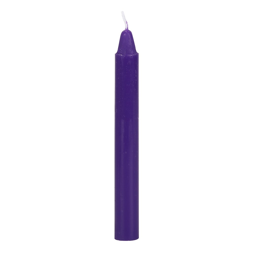 Set of 12 Purple 'Prosperity' Spell Candles2