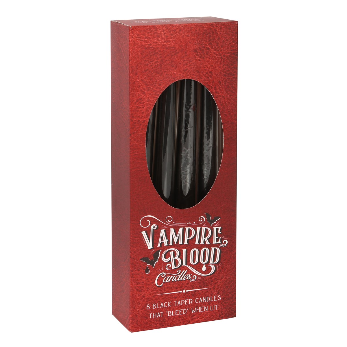 Set of 8 Vampire Blood Taper Candles3