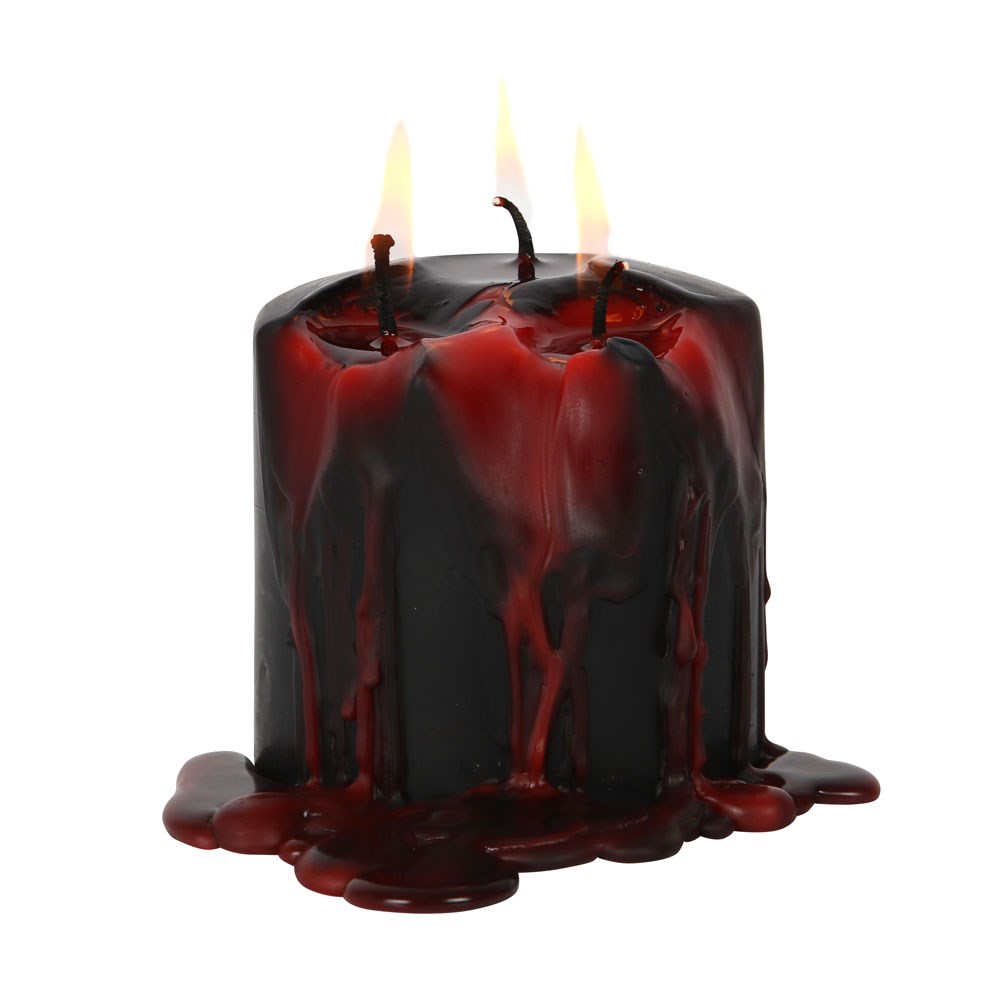 Small Vampire Blood Pillar Candle1
